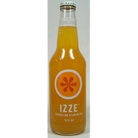 Izze Sparkling Clementine Soda 12oz. Bottle
