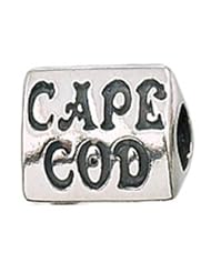 Genuine Zable (TM) Product. 925 Sterling Silver "Cape Cod" Bead Charm. 100% Satisfaction Guaranteed.