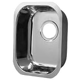 Undermount Stainless Steel 16 x 12 Polished Bar Sink