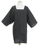 Domestique Linen Mamasan Apron, Black