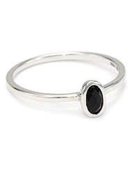 Ivanka Trump "Downtown Signature" Oval Stacked Onyx Ring, Size 7