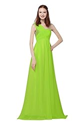 A-line One Shoulder Crystals Crystal Lace Beaded Sequined Chiffon Evening Dress/Homecoming Dress/Prom Dress/Party Dress/Wedding Dress 