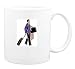 Mug with man, travel, body, individuals, individual, flight, humans, suitcase, person, catching, human, persons, airport, people
