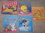 Looney Tunes Lovables Board Book Collection: Baby Sylvester's Busy Day, Baby Bugs' Favorite Things, Razzama-Taz, Good Night, Baby Tweety
