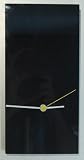 buy cheap price Obscurata Designer Analog Clock, Glossy Black with Continuous Movement