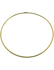 14 Karat Yellow Gold 2.5 mm Omega Chain (18 inch)