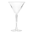 Optic Martini Glasses - Set of 6