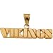 14k Yellow Gold Minnesota Vikings Pendant 6x30mm