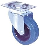 Penn-Elcom W9000Z 4 Swivel Caster w/Blue Wheel 330 Lb.