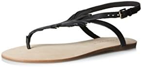 Corso Como Edgar Flat Sandals - Black, 8 M US