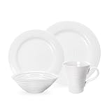 Sophie Conran by Portmeirion 4-Piece White Dinnerware Place Setting, Service for 1