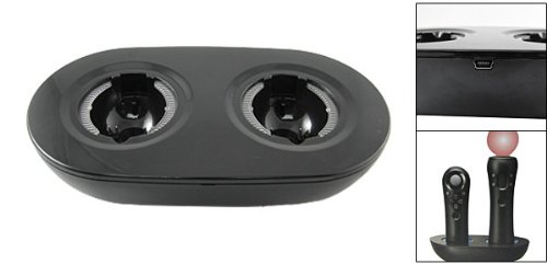 Eigertec Dual Charging Station for Playstation PS3 Move Controllers