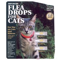 4 Pack of CD3 3 MONTHS FLEA CAT DROPS from Flea & Tick Products