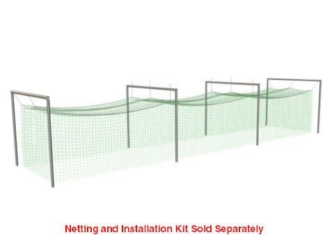 Jugs Heavy Batting Cage Frame For Fast pitch Cage #10 Net