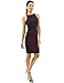 PattyBoutik Women's Crewneck Sleeveless Ribbed Dress