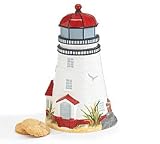 Lighthouse Cookie Jar For Food Storage / Canister And Home Kitchen Decor / Lighthouses Collectible