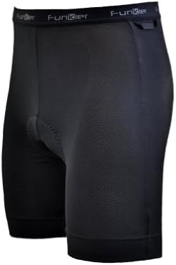 Funkier Bike Men's Padded Cycling Gel Chamois Undershorts
