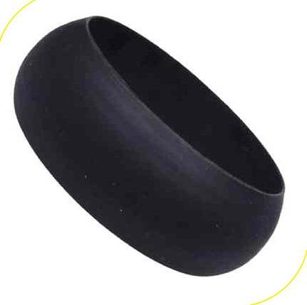 Changeable Chewables - Silicone Jewelry - Elizabeth Bangle - Black