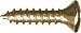 #4 (FENDER) PICKGUARD SCREW GOLD (BAG OF 20 )