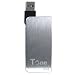 T.One 12GB USB Mini Hard Drive, Silver