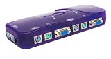 Dekcell Compact 4-Port KVM Switch with 4 VGA/Mouse/Keyboard Cables