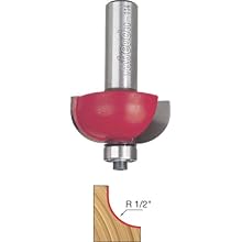 Freud 30-114 1/2-Inch Radius Cove Router Bit with 1/2-Inch Shank
