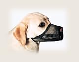 Coastal Pet Best Fit Adjustable Mesh Dog Muzzle (Black, Size 7)