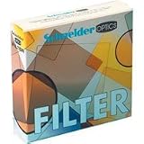Schneider Optics 4x 4 Storm Blue Solid Color # 1, Professional Glass Filter.