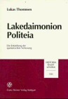 Produkt-Bild: Lakedaimonion Politeia (Historia: Einzelschriften)