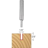 Buy Freud 04-100 1 8-Inch Diameter by 3 8-Inch Double Flute Straight Router Bit with 1... by Freud