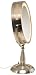 Jerdon HL9510N Oval Lighted Table Top Mirror with 3-Inch Spot Mirror, 10X Magnification and 15X Magnification, Nickel Finish image 3
