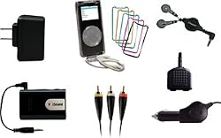 Dreamgear DGIPOD-388 7-in-1 Premium Pack for iPod Nano (Black)