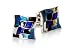 Jewelry : Hallucination Blue & Silver Cufflinks with Presentation Box