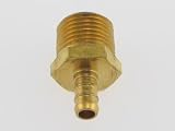 BEST-PEX Brass Crimp Fitting for PEX Tubing - PART# 41121-3/8 BARB X 1/2 MPT