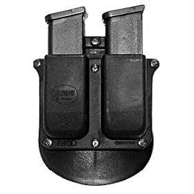 For Glock, H And K 9MM .40 Style Belt Color Black Fobus Tactical Elite Double Magazine Pouch by 