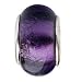 LovingtheBead &copy; 'Pomp & Purple' Murano Glass Slide-on & Slide-Off Bead Charm