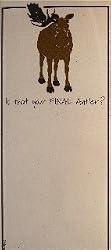 "Is That Your Final Antler" Magnetic Notepad by Hatley