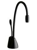 Insinkerator F-GN1100BLK Black instant hot water dispenser. Lever handle. 2/3 gallon tank.