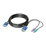 KVM Cables All-In-1, VGA & PS2, 15ft.