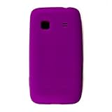 Samsung Galaxy Prevail Android 4G Smartphone (M820) Purple Silicone Case Co ....