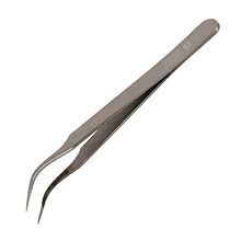 Wiha 48307 Precision Curved, Very Fine, Cutting Tweezers, 115mm
