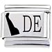 Body Candy Italian Charms Laser Abbreviated - DELAWARE