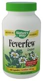 Nature's Way - Feverfew Leaves, 380 mg, 180 capsules