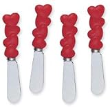 Spreader Set of 4 - Red Heart