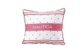 Nautica Kids Melanie Polka Dot/Stripe Pillow, Pink/White