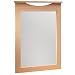 Natural Maple and Chrome Mirror