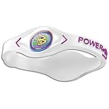 Power Balance Sport Band Bracelet ( sz. M, Clear/Fushia )