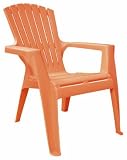 Adams Mfg 8460-06-3731 Kids Adirondack Chair, Coral Color