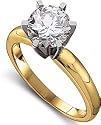1 1/2 ct. Belgian Cut Diamond Solitaire Ring