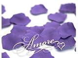 200 Wedding Silk Rose Petals Purple-Plum